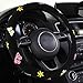 Butterfly Steering Wheel Covers- Embroidery Cute Colorful Steering Decor,Universal 15.2
