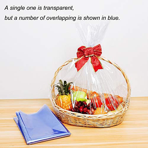 LazyMe Extra Large Jumbo Shrink Wrap Bags Cellophane Bags for Christmas