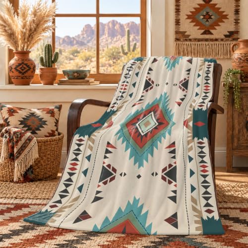 Aipon Boho Aztec Throw Blanket