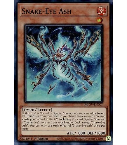 Amazon.com: YU-GI-OH! Snake-Eyes Poplar - PHNI-EN012 - Ultra Rare