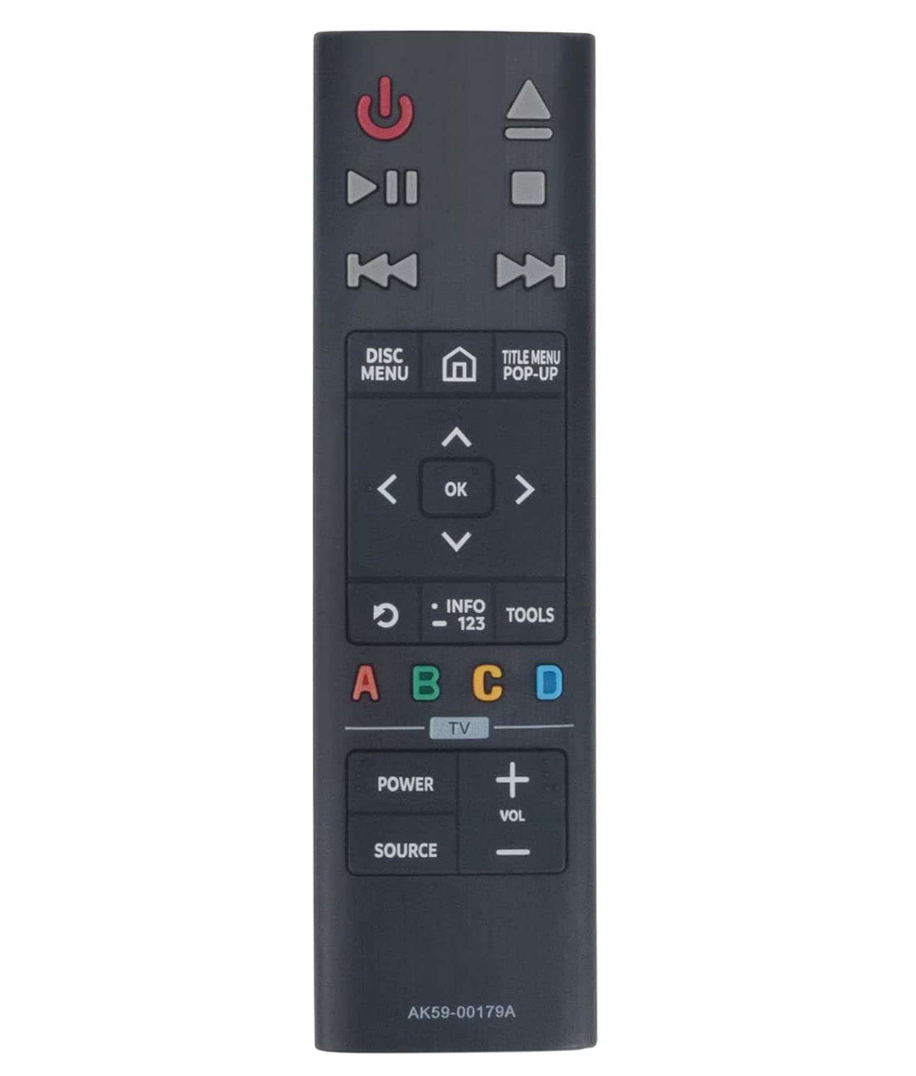 AULCMEET AK59-00179A Replaced Remote Compatible with Samsung Blu-ray Home Theaters System UBD-K8500/ZF UBD-K8500 UBD-K8500/XU