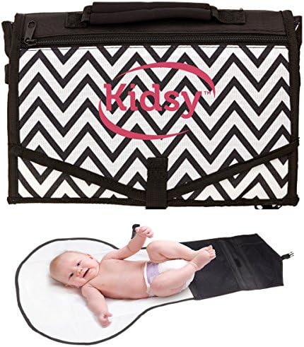 Diaper Changing Pad, Compact, Neat & Organized Baby Changing Station, – Safe & Healthy To Use Changing Mat With Attachable Strap & Expendable Mesh Pocket For Maximum Convenience