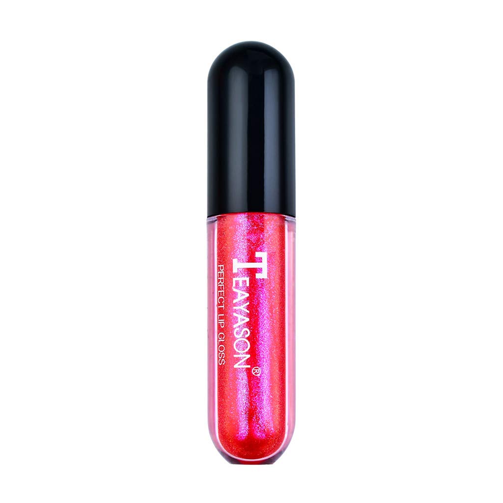 Lip Gloss Nibito Honey Glass Lip Gloss,Moisturizing Ling Lasting Jelly Lip Gloss for Girls,Non-stick Cup Makeup Lip Gloss for Party Evening Stage and Daily Use-10 Colors