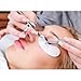 eBoot Makeup Glue Rings Tattoo Glue Holder Disposable Plastic Nail Art Eyelash Extension Rings, 200 Pack