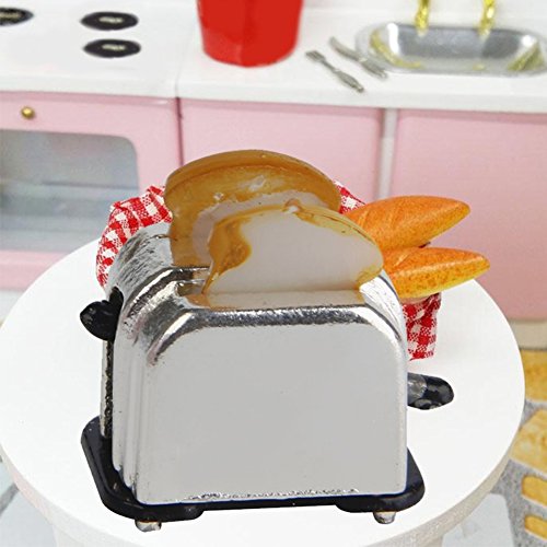 Aland-Dollhouse Miniature Bread Maker Toast Cake Mould Babyroom DIY Decoration - Thumbnail 5