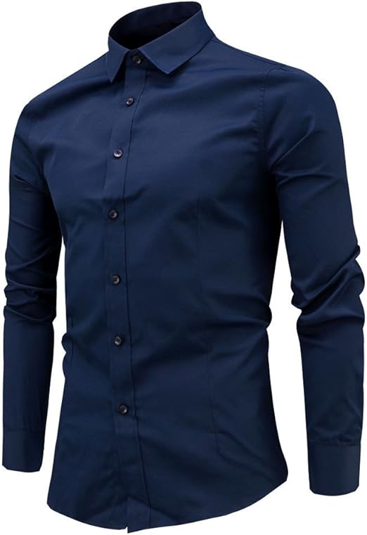 dark blue button up