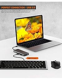 Concentrador USB C, Concentrador tipo C, Adaptador TOTU 11 en 1 con Ethernet, USB 4K C a HDMI, VGA, 2 USB 3.0 2 USB 2.0, Lector de tarjetas Micro SD   TF, Mic   Audio, USB C Pd 3.0, compatible con Mac Pro y otras computadoras portátiles de tipo C