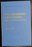 Programming Languages: History and Fundamentals (Automatic Computation) cover