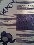 Biology 100 - General Biology Laboratory Exercises, Third Ed. , Fall 2009, DiBartolomeis, Susan, 1600363113