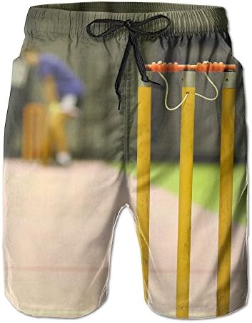 Men's Indoor Cricket Quick-Drying Running Swimwear Beach Shorts Trunks