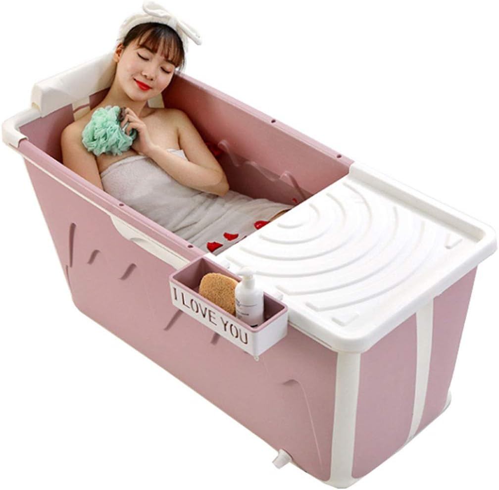 Bañera Plegable Adulto Sentar Acostarse Barril De Baño Portátil Cubo