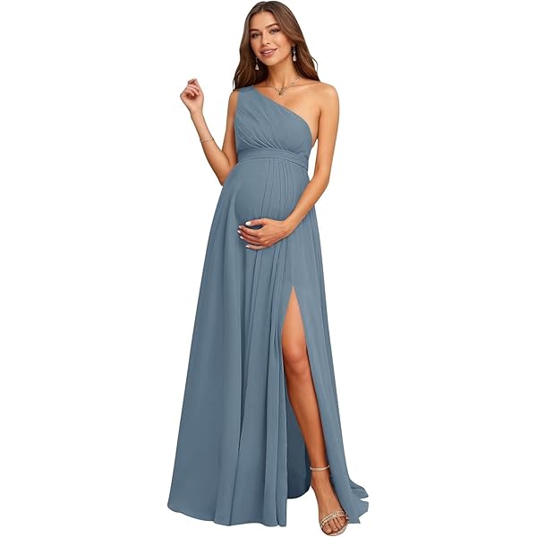 Amazon.com: Lorderqueen Women's Halter Long Bridesmaid Dresses Slit Formal  Prom Evening Party Gowns Size 2 Baby Blue : Clothing, Shoes & Jewelry