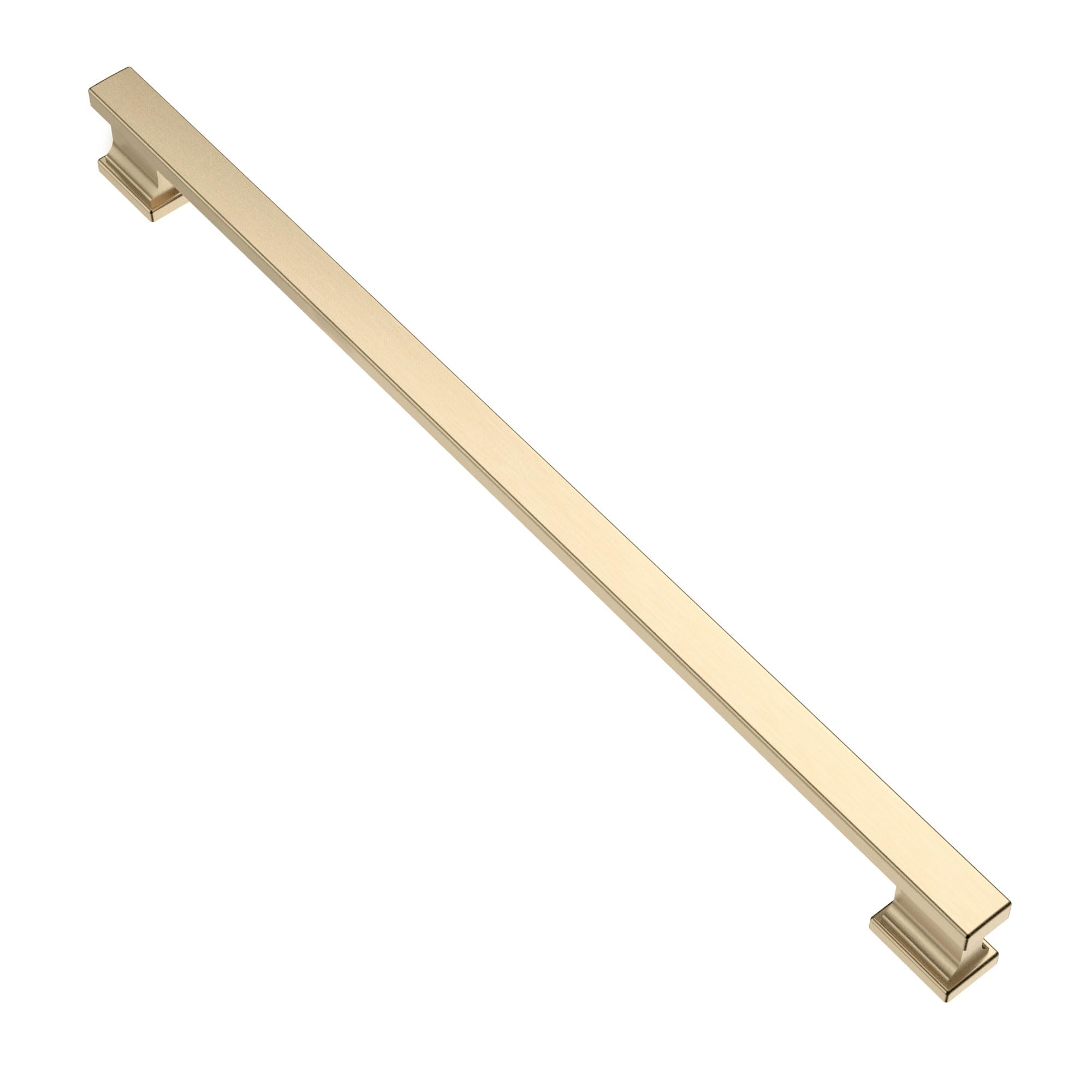 Photo 1 of Alzassbg 5 Pack Brushed Brass Cabinet Pulls, 11-1/3 Inch(288mm) Hole Centers Gold Kitchen Cabinet Handles for Cabinets and Drawers AL3061BB