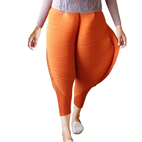Clearance ZEFOTIM Women's Chicken Pants Novelty Solid Loose Pants Leggings (S,BrownÂ )