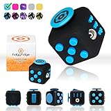 Blue Fidget Cube Toys for Stress, Fidgeting and Anxiety EDC Toy for Adults and Children with ADHD, OCD, Anxiety Disorder and Antsy Habits Everyday Carry