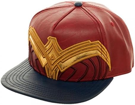 DC Comics Super Heros Avangers PU Snapback Baseball Cap (Wonder Woman Suit Up)