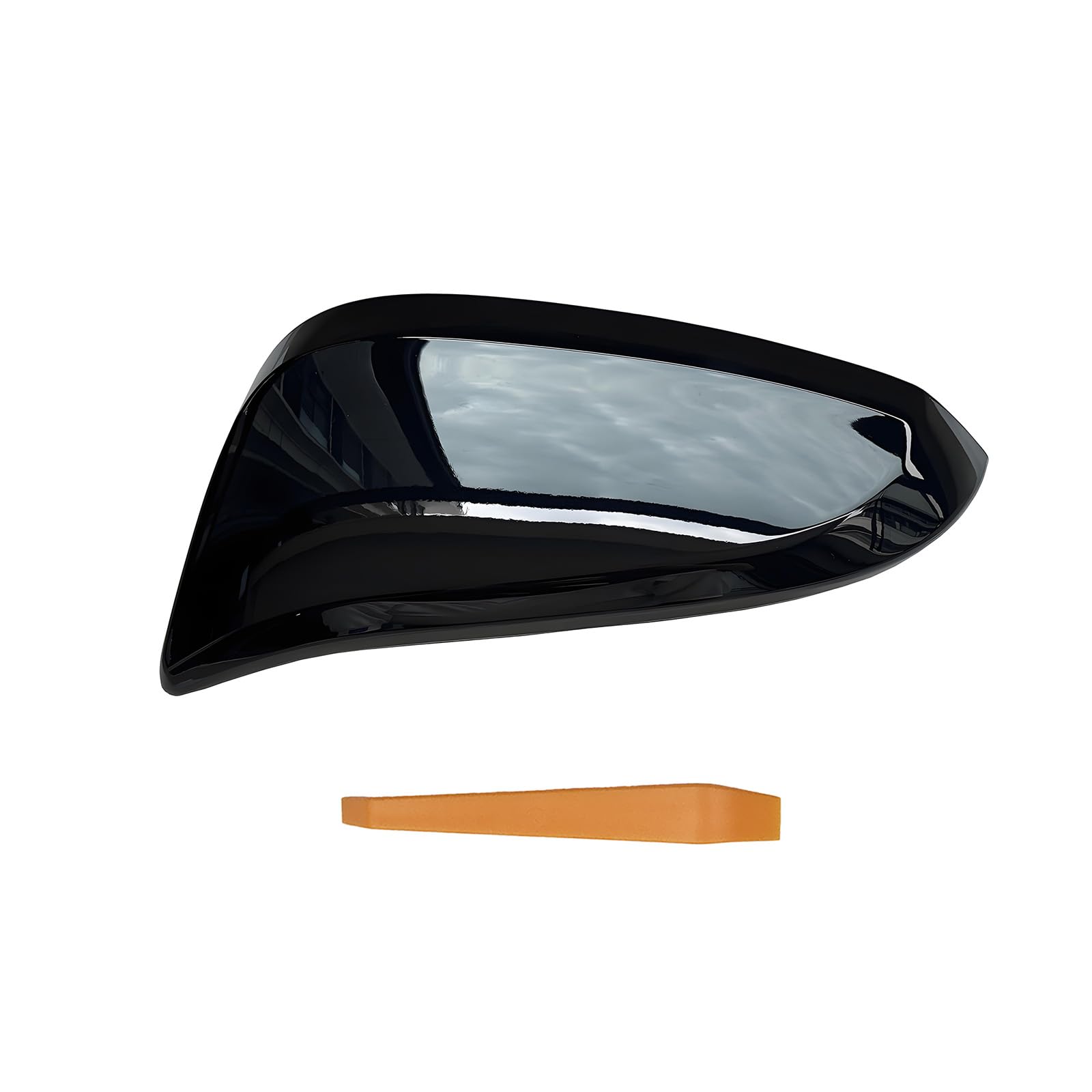 Photo 1 of TKPUFR Right Passenger Side Mirror Cover Cap Compatible with Toyota Rav4 2013-2018 SE/XLE/LTD, Toyota 4RUNNER 2013-2023,RAV4 HV 2016 Glossy Black