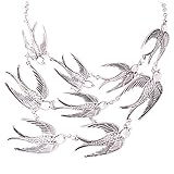 Jane Stone Vintage Swallow Fashion Collar Necklace Bib Statement Jewelry for Women