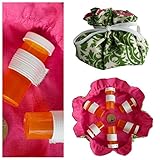 Pillpouch Sebastian - Stylish Pink and Green Travel Medication Organizer by Sara Gorman's Pillbags