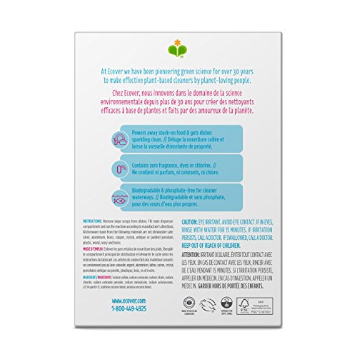 Ecover Zero Dishwasher Soap Powder, 48 Ounce (Pack 8) Pricepulse