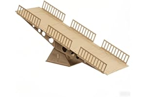 RCJUMPANT Rc Crawler Course Obstacles,Rc Car Ramp,Toy Ramps for RC Crawer Car 1/18 1/24 TRX4M SCX24 FCX24 (B)