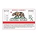 California CA Prop 215 Medical Marijuana Cannabis State Compliance Pot Strain Stickers 1.25 x 2" (250)