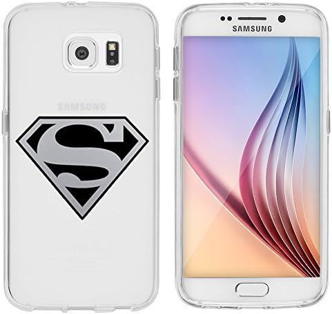 Samsung Galaxy S Cover from licaso® made of TPU protects your S 5.1" transparent clear protective cover silicone style silicone style case, Silicone TPU, Superman, Samsung Galaxy S6