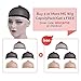 MelodySusie Wig Caps Stretchy Nylon Stocking Wig Caps for Women and Men, No Slippage, Fits 22.5 inches Head, Soft Stretchy Thin, Skin Tone, Black and Black Mesh, Pack of 5
