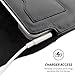 MacBook Air 11 Sleeve, Snugg - Black Leather Sleeve Case Protective Cover for MacBook Air 11