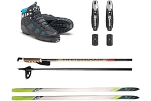 Whitewoods Adult NNN Cross Country Ski Package, 177cm (for Skiers 121-150 lbs.)