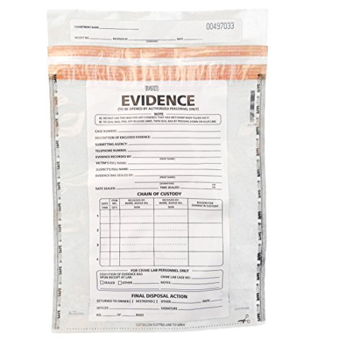 Evidence Bags, Paper and Plastic Sample Pack