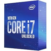 Intel Core i7-10700K Desktop Processor 8 Cores up to 5.1 GHz Unlocked LGA1200 (Intel 400 Series Chipset) 125W (BX8070110700K)