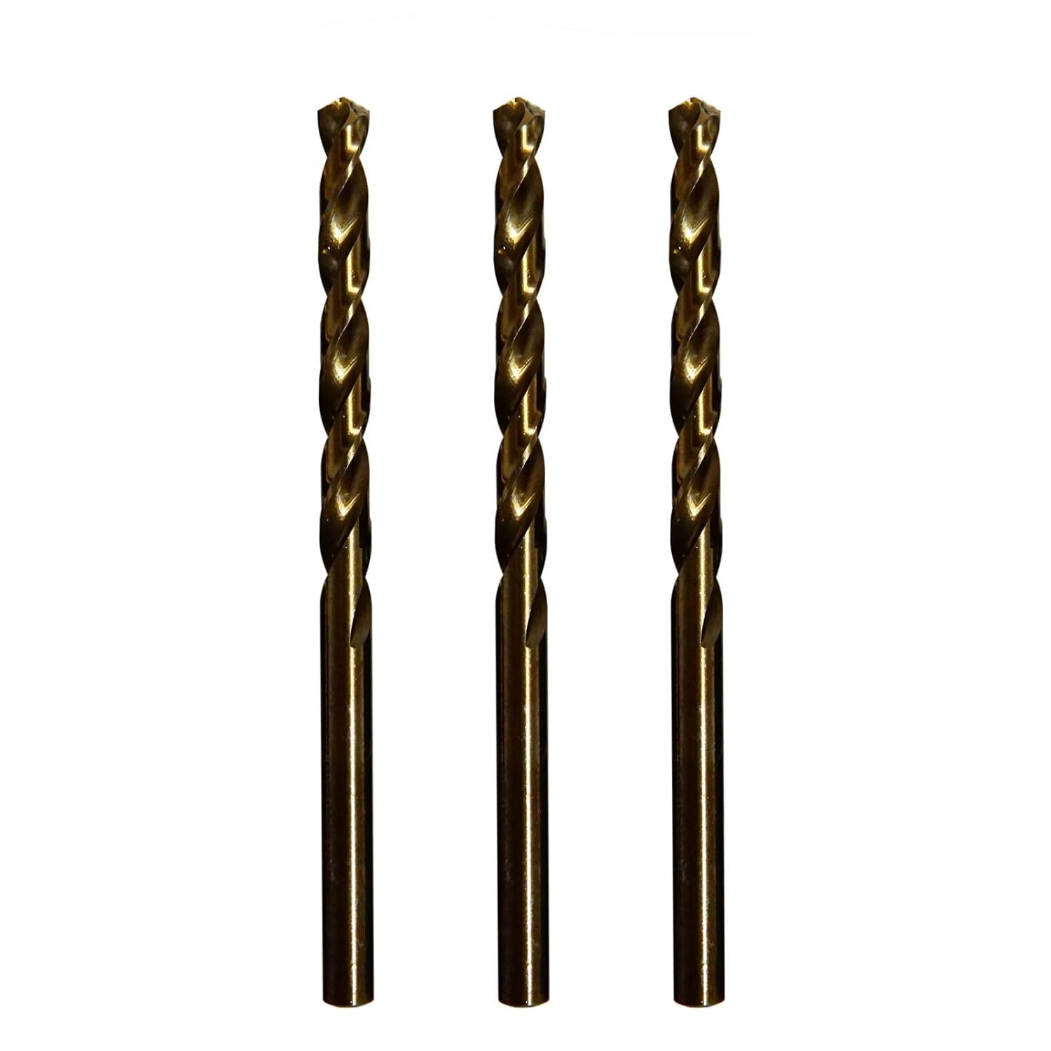 STROTON Metric M42 8% Cobalt Drill Bits for Stainless Steel and Hard Metal (7.5mm x 3pcs)