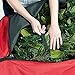 Santa's Bags [Rolling Duffle Bag Tree Storage Bag] - Wheeled 9 Foot Christmas Tree Storage Bag for Artificial Trees up to 9 Feet Tall - Compression Straps to Secure Your Tree