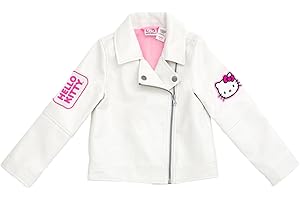 Hello Kitty Girls Faux Leather Jacket Little Kid to Big Kid Sizes (5-14-16)