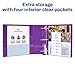 Avery Heavy-Duty View 3 Ring Binder, 4 Inch One Touch EZD Rings, 4.5 Inch Spine, 1 Purple Binder (79813)