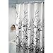 InterDesign Anzu Polyester Shower Curtain Finish: Gray Print
