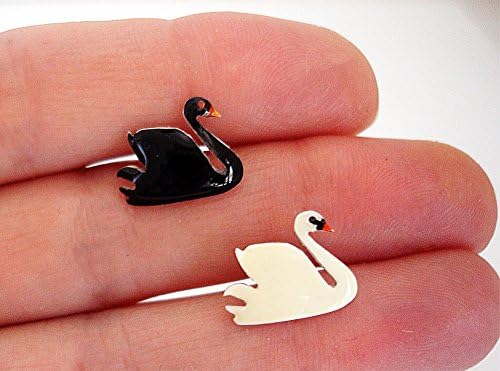 Swan Earrings Sterling Silver Bird Jewelry Best Gifts for Women