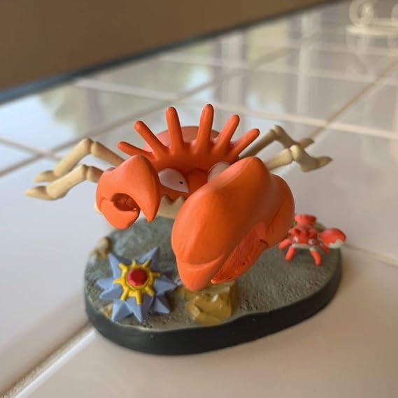 Amazon 立体ポケモン図鑑 キングラー ヘイガニ スターミー ポケモン フィギュア ポケットモンスター おもちゃ ホビー