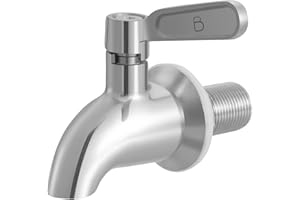 FACHIOO Updated More Durable Beverage Dispenser Replacement Spigot,Stainless Steel Polished Finished, Water Dispenser Replacement Faucet, fits Berkey and Other Gravity Filter Systems as Well