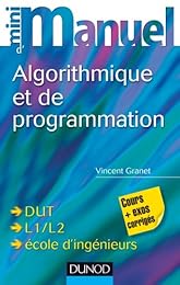 Mini manuel d'algorithmique et de programmation