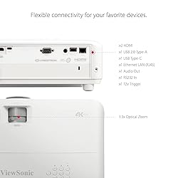 ViewSonic PX748-4K UHD 4K Projector with 4000