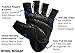 Steel Sweat Workout Gloves - Best for Gym, Weightlifting, Fitness, Training and CrossFit - Made for Men and Women who love Weightlifting & Exercise – RUE Black Large