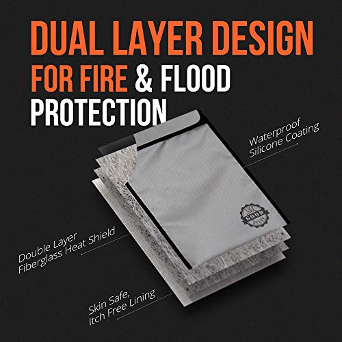 3 Fireproof+Document+Important+Documents+Waterproof