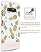 BENTOBEN Galaxy Note 8 Case, Wallet Slim Shockproof Card Slot Anti-Scratch Hybrid Hard PC Soft TPU Bumper Pineapple Design Protective Cell Phone Cover for Samsung Galaxy Note8, White/Gold