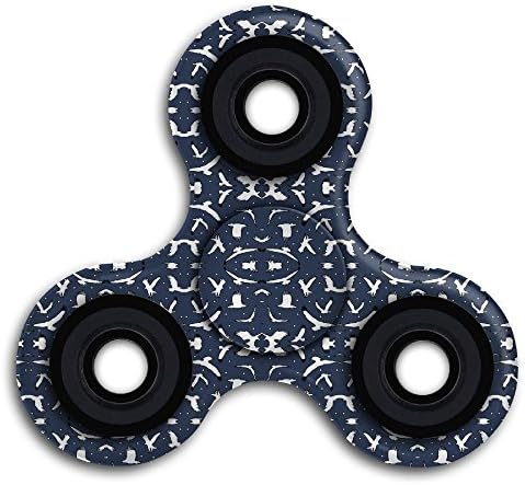 YPHDS3 Stainless Steel Bearing High Speed 3-5 Min Spins,Eagle Dots On Navy Large Wallpaper (5465) 360 Spinner, Best Stress Reducer Relieves