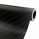 3M CA-1170 DI-NOC GLOSS BLACK CARBON FIBER 3in x 5in (SAMPLE SIZE) Flex Vinyl Wrap Film