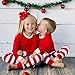 Von kilizo Boys Christmas Pajamas Little Kids Pjs Sets 100% Cotton Sleepwears Toddler Clothes + Christmas Hat(5-6 Years)