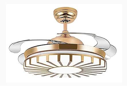 Amazon.com: Modern Chandelier Fans, Bedroom Ceiling Fan Lights