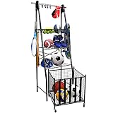 Mythinglogic Sports Equipment Garage Organizer, Rolling Ball Garage Storage, Sports Gear Storage for Kids, Adjustable Rob Sports Storage, Sports...